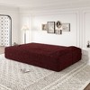 NicBex Modern Floor Sofa Bed with 2 Pillows, Foldable Sleeper Sofa, Teddy Fabric Convertible Sofa, Space-Saving Couch for Living Room, Loveseat Sofa - 3 of 4