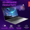 Lenovo IdeaPad 1 15.6" FHD Laptop, Celeron N4500, UHD Graphics, 12GB DDR4, 128GB eMMC + 256GB SSD, Wi-Fi 6, Windows 11 Home, Gray - 4 of 4