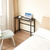 VYNXARIA Folding Desk Small Foldable Desk for Small Space, 31.5 Inches Writing Computer Desk in Study,80*40,black - 2 of 4