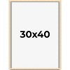 PosterPalooza | Classic Modern Yellow Picture Frame - UV Acrylic, Foam Board Backing, Hanging Hardware - 2 of 4