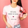 Simply Sage Market Women's All You Need Is Love and A Dog Short Sleeve Graphic Tee - 2 of 4