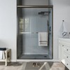 ONWITH 46 in. - 48 in. W x 72 in. H Sliding Framed Shower Door in Oil Rubbed Bronze with Clear Glass - 2 of 4