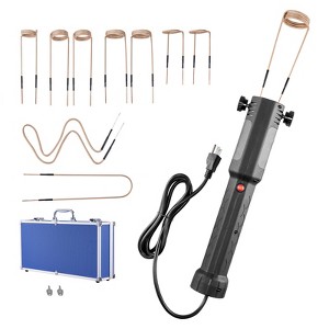 VEVOR Induction Heater Bolt Removal, 1100W 110V Magnetic Induction Heater Kit,Handheld Nut Buster Tool,Mini Heating Machine,with 10 Coil and Box,Black - 1 of 4
