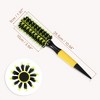 Unique Bargains Nylon Bristle Pins Round Hair Brush Yellow 10.04"x1.97" 1 Pc - 3 of 4