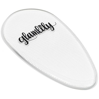 Glamlily Clear Nano Glass Foot File Callus Remover for Pedicure,1.9 x 3.9 In