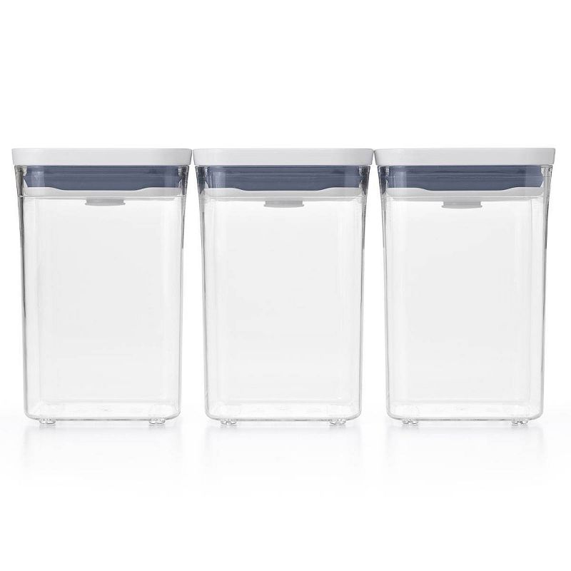 OXO POP 3pc Food Storage Container Value Set White, 3 of 8