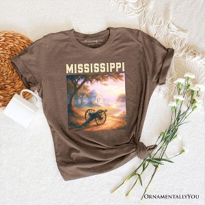Artistic Mississippi State Vicksburg National Military Park T-Shirt, Southern Heritage Tee and Travel Souvenir | OrnamentallyYou - 1 of 4