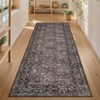 Coolmee Washable Area Rug Antique Distressed Rugs for Living Room Vintage Non Slip Modern Bedroom Carpet Stain Resistant Rug - 4 of 4