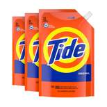 Tide Original Liquid Laundry Detergent Smart Pouch HE Turbo Clean - 135 fl oz/3pk