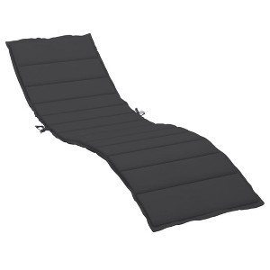 VidaXL Sun Lounger Cushion - Durable and Comfortable Oxford Fabric, Water and Wrinkle Resistant, Perfect for Outdoor and Indoor Use - 1 of 4