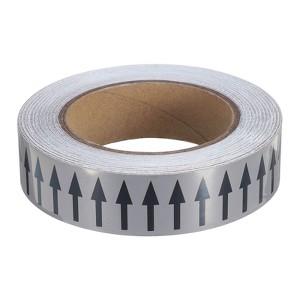 Unique Bargains 360 Degree Visibility Directional Flow Arrow Tape for Pipe Flow Labeling - 1 of 4