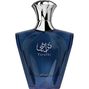 Afnan Turathi Blue for Men Eau de Parfum 3.0 fl oz – Fresh Citrus Spicy Woody Fragrance - 1 of 1