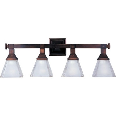 Maxim Lighting Brentwood 4 - Light Vanity in  Oil Rubbed Bronze