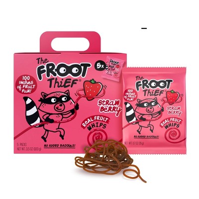 The Froot Thief Strawberry Fruit Whips Multipack 3.5oz/5ct
