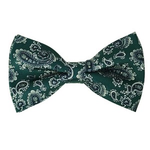 Men's Paisley Design 2.75 W And 4.75 L Inch Pre-Tied adjustable Bow Tie - 1 of 3