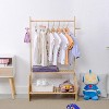 Kids Clothing Rack With Adjustable Rods, Children Clothes Garment Rack for Baby Pet, Dress Up Rack, Wardrobe Closet for Toddlers Nursery - 3 of 4