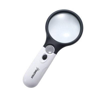 Insten 3x 45x Handheld Magnifying Glass With Led Light For Reading Map Jewelry Loupes 3 3 Inches Target