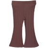 Studio 3 Baby/Infant Girls' 2-Piece Ribbed Flutter Bodysuit & Flare Legging Set - 4 of 4