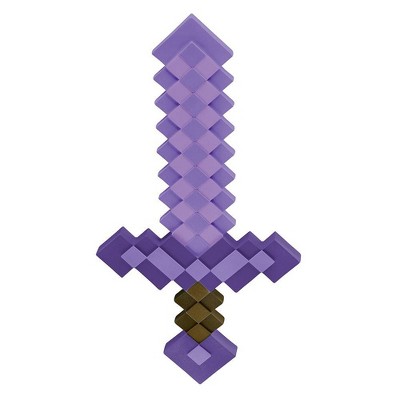 Kids' Minecraft Sword Purple Halloween Costume Hand Held Prop