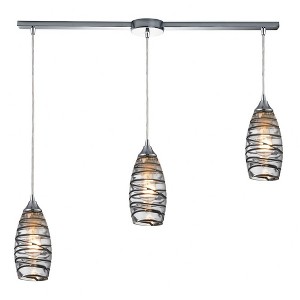 Elk Home Twister 3 - Light Pendant in  Polished Chrome - 1 of 1