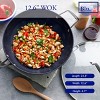 Blu. Cookware Kitchen Sidekick Set, Wok, Grill Pan, Roasting Pan, Non-Toxic, Durable Non-Stick Ceramic, PFA/PFOA-Free, Suitable for All Cooktops - 2 of 4