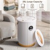 120V 450W Towel Warmer Bucket with Fragrance Disc & Child Lock, 20L Capacity, 3 Temp Settings, 30-60 Min Timer, for Bathroom & Baby Care - 2 of 4