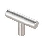 Elegant Lighting Quinn Brushed Nickel T Pull Multipack (set of 10) - 4 of 4