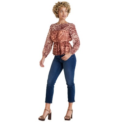 VENUS Womens Sheer Beauty Blouse
