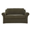 Sure Fit 2pc Stretch Pique Loveseat Cover and Cushion Cover: Machine Washable, Indoor Polyester & Spandex Slipcovers - 4 of 4