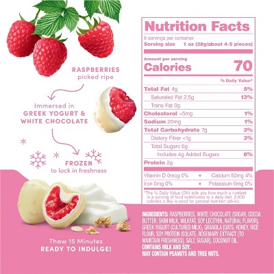 Tru Fru White Chocolate Raspberries Greek Yogurt with Granola - 8oz