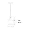 Vaxcel Millie 1 - Light Pendant in  Oil Rubbed Bronze - 2 of 4