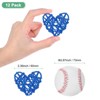 Unique Bargains Heart Shaped Wicker Rattan Decorative DIY Crafts Balls 2.4 Inch 12 Pcs - 2 of 4