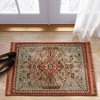 Floral Woven Rug Rust/Green - Threshold™ - 3 of 3