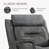 Spruce & Spring Swivel Manual Recliner Faux Leather Glider Recliner - 3 of 4