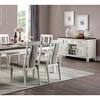 Vynxaria Set of 2 Beige Upholstered Dining Chairs with Tufted Backs and Nail - Head Trim, Ideal for Living Room & Dining Room - 4 of 4