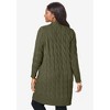 Jessica London Cable Duster Sweater - 3 of 4