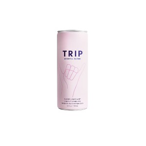 Trip Mindful Blend Elderflower Mint Lightly Sparkling Botanical - 12 fl oz Can - 1 of 4