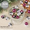 Big Dot of Happiness Maroon Grad - Best is Yet to Come - 2025 Burgundy Graduation Party Small Round Candy Stickers - Party Favor Labels - 324 Count - 2 of 4