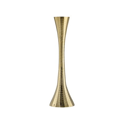 Metal Taper Candle Holder, Brass Finish, Decorative Candle Holder for Table Centerpieces and Home Decor for Your Living Space