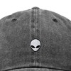 Dalix Lil Alien Embroidered Cotton Cap Outdoor Space Nature Dad Hat Mens - 2 of 4