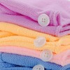 Evertone Microfiber Hair Towels for Quick Dry Hair 4 Pack - 3 of 3
