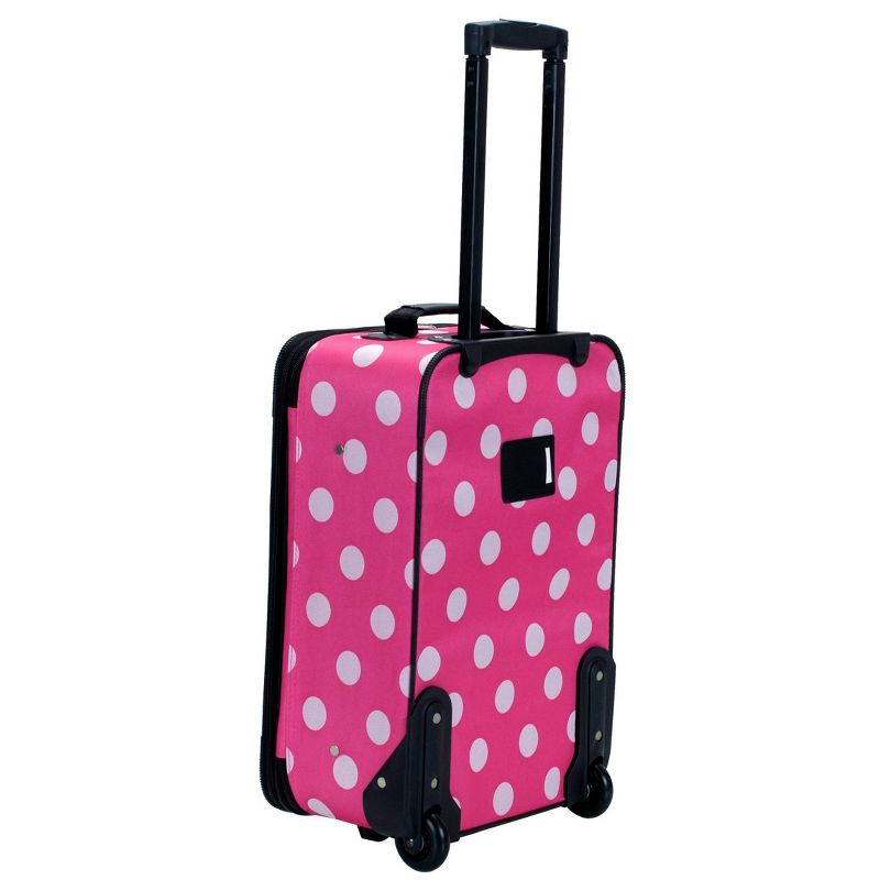 Rockland Galleria 4pc Hardside Carry On Luggage Set - Pink, 5 of 8