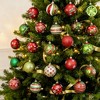 20-Pack Christmas Decorations Multicolor Christmas Ball Ornaments, 2.36 Inch Shatterproof Decorations - 2 of 4
