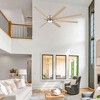 Gulches 84" Brushed Nickel Lowe Profile Ceiling Fan with Light for Patio Living Room, Bedroom, Office,Indoor - 2 of 4