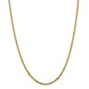 Black Bow Jewelry 2.9mm 10k Yellow Gold Flat Beveled Curb Chain Necklace - 3 of 4