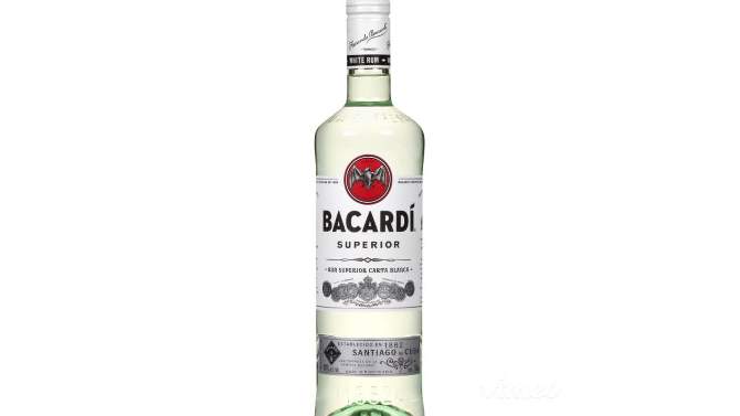 Bacardi Superior Light Puerto Rican Rum - 1.75L Bottle, 2 of 9, play video