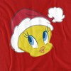 Toddler Boys' Looney Tunes Tweety Pie Santa Hat T-Shirt - 2 of 4