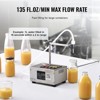 VEVOR Liquid Filling Machine, 10-4000ml Filling Capacity, Automatic Bottle Filler Machine Bottling Machine Digital Control for Milk, Water, Silver - 4 of 4