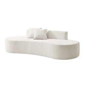 Oxier Modern 94.5 Wide Sofa|ARTFUL LIVING DESIGN-IVORY - 1 of 4