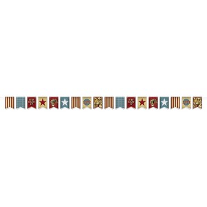 Beistle Vintage Circus Streamer, 6" x 12', (2/Pkg) Multicolored - 1 of 4